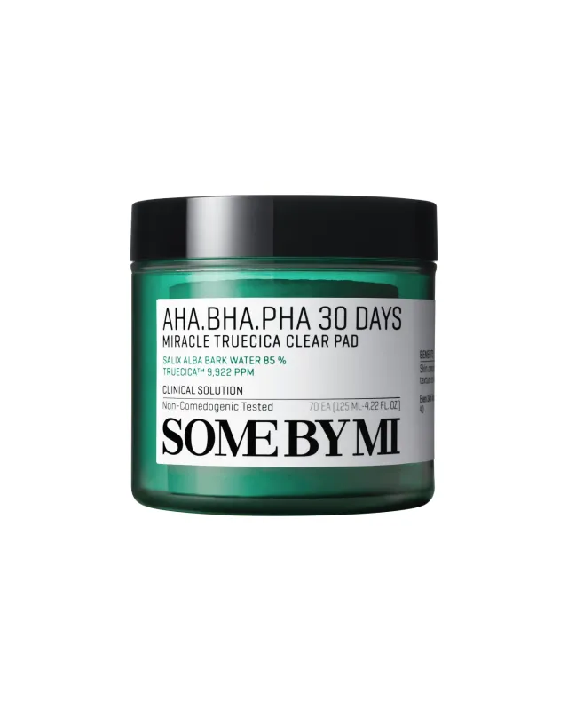 Some By Mi AHA BHA PHA 30 Days Miracle Truecica Clear Pad 70pads 125ml