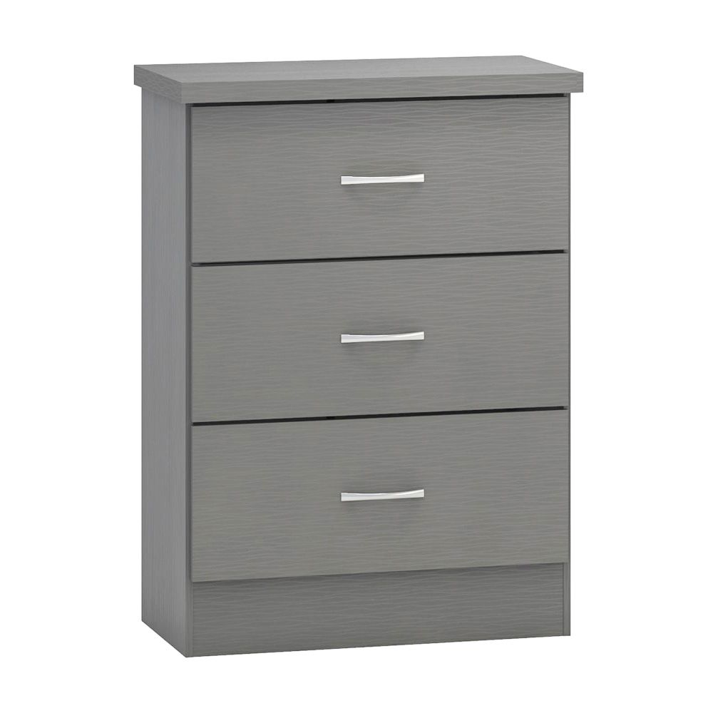 Maximize Convenience with the 3-Drawer Bedside Table