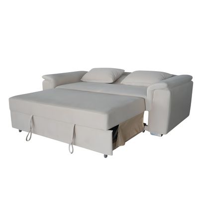 Tokyo 2 Seater Pull Out Sofa Bed – Plush Velvet Fabric