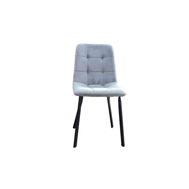 Ava Velvet Dining Chairs – Set of 2 or 4, Swivel Upholstered Chairs with Metal Legs, Modern Design