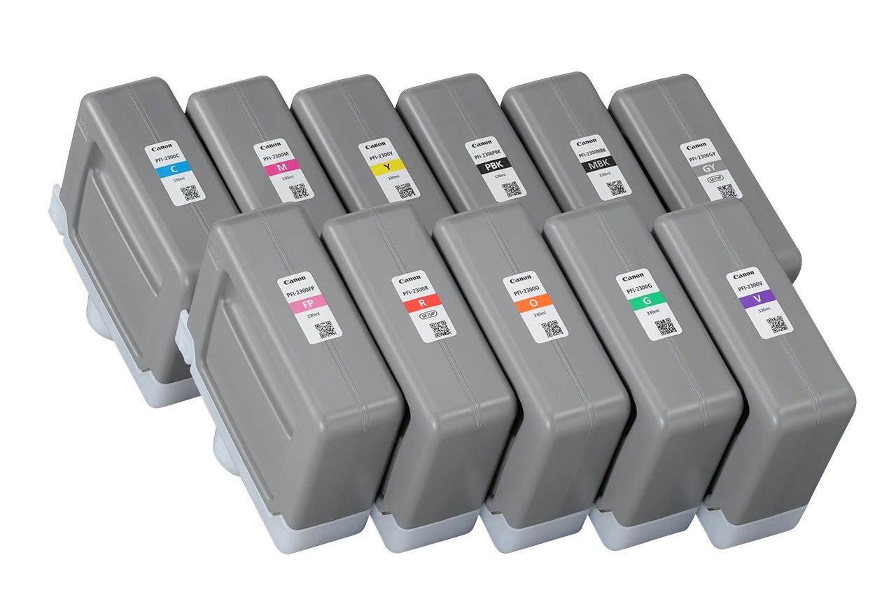 Original Canon PFI-2300 Fluorescent Pink Ink Cartridge
