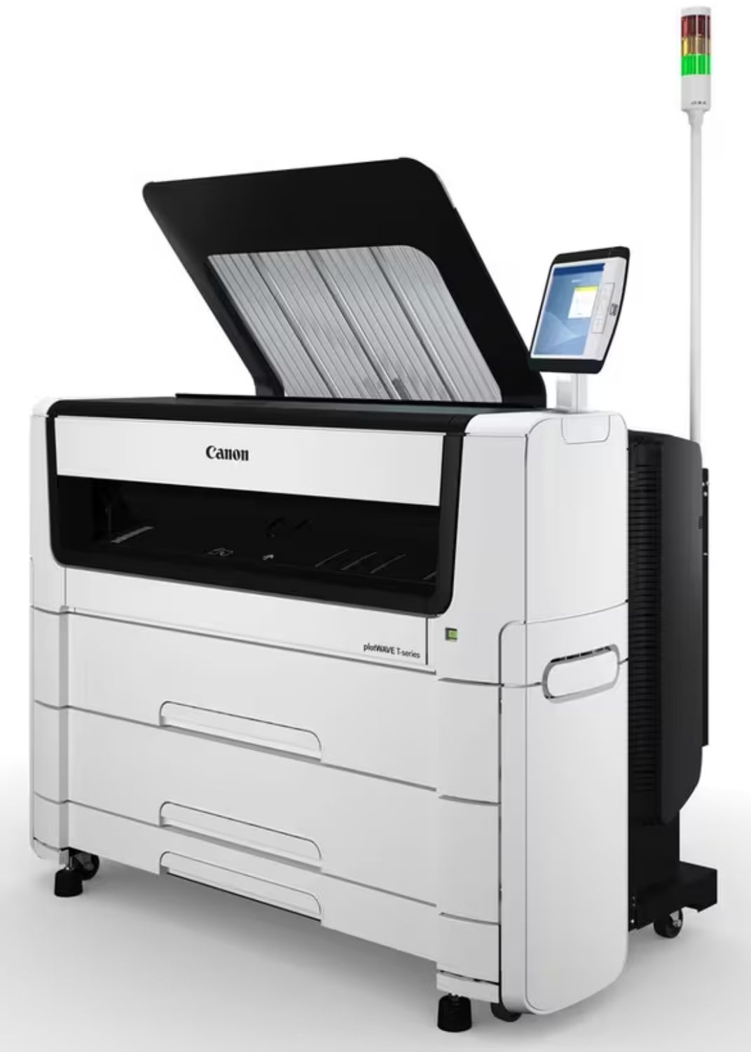 PlotWAVE T50 Printer (36"/A0) 4 Roll B&W MFP Printer + Stacker Select