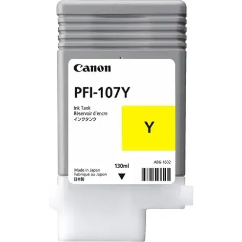 Original Canon PFI-107 Y Ink Cartridge