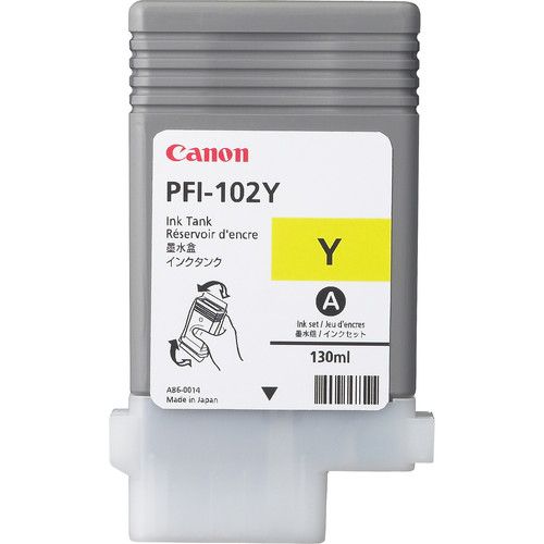Original Canon PFI-102 Y Ink Cartridge
