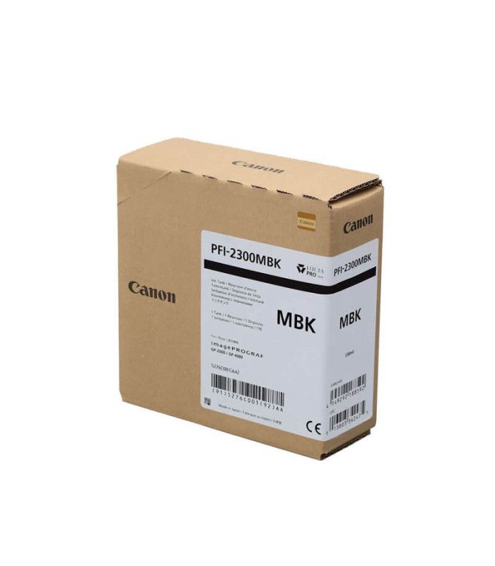 Original Canon PFI-2300 Matte Black Ink Cartridge
