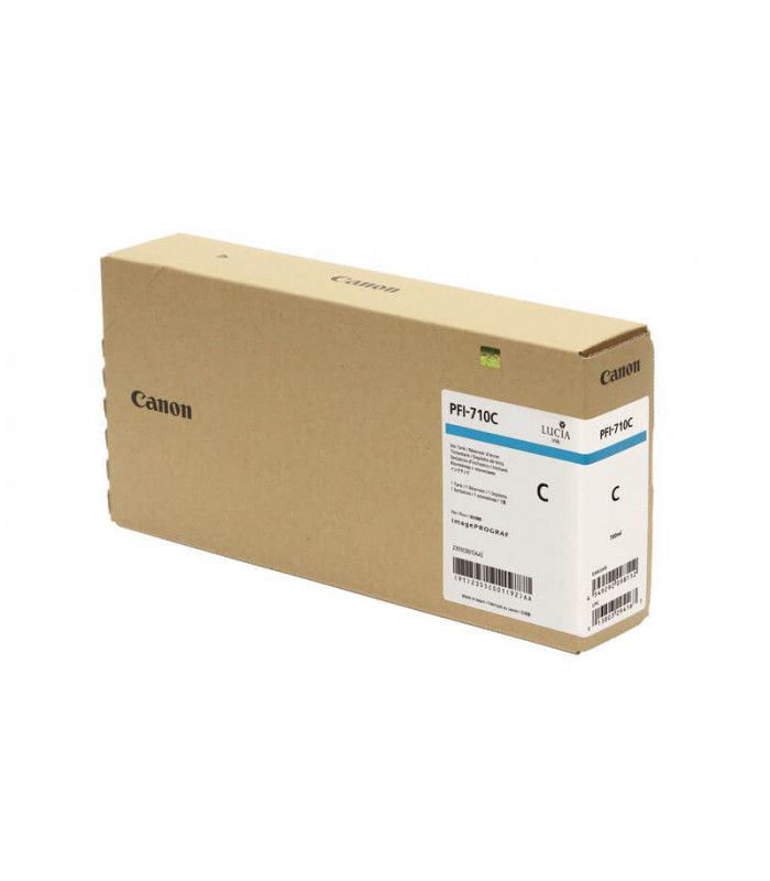 Original Canon PFI-710 Cyan Ink Cartridge