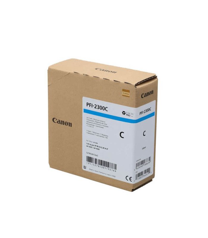 Original Canon PFI-2300 Cyan Ink Cartridge