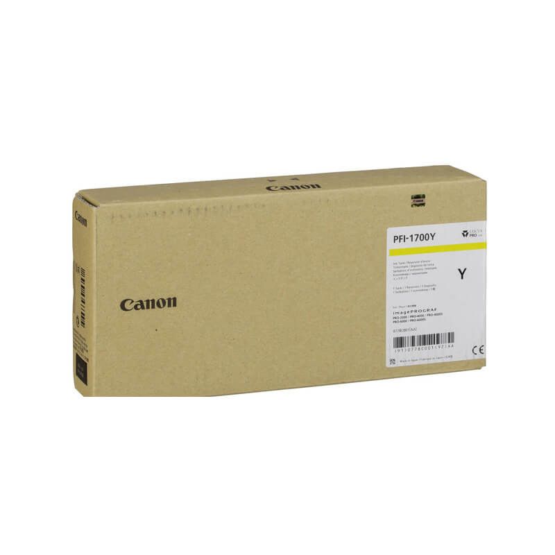 Original Canon PFI-1700 Yellow Ink Cartridge Original Canon PFI-1700 Yellow Ink Cartridge