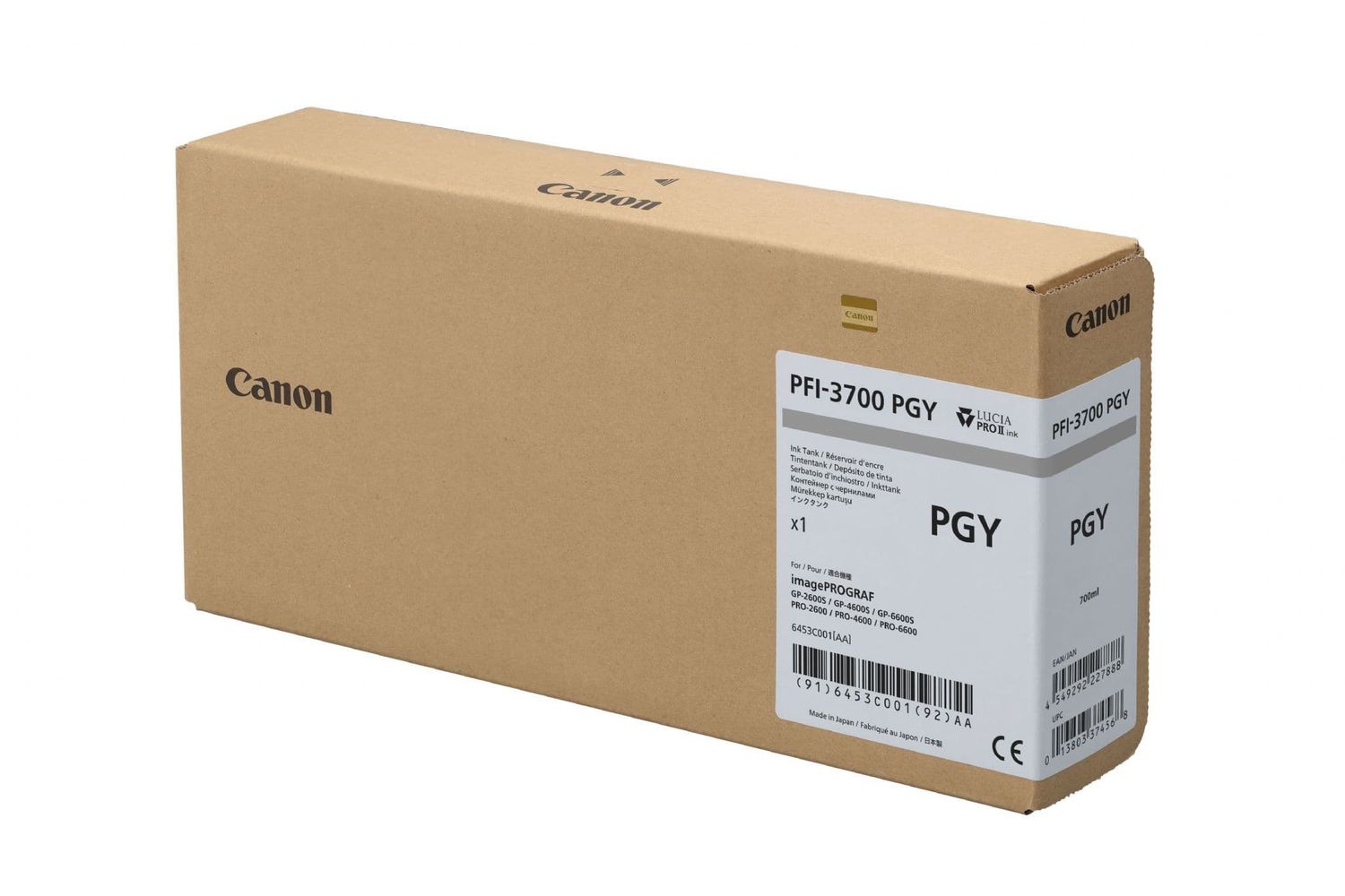 Original Canon PFI-3700 Photo Grey Ink Cartridge