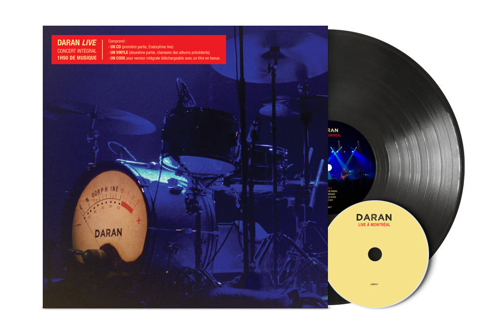 DARAN - Live à Montréal (1 vinyl + 1 CD + inclut code de téléchargement)