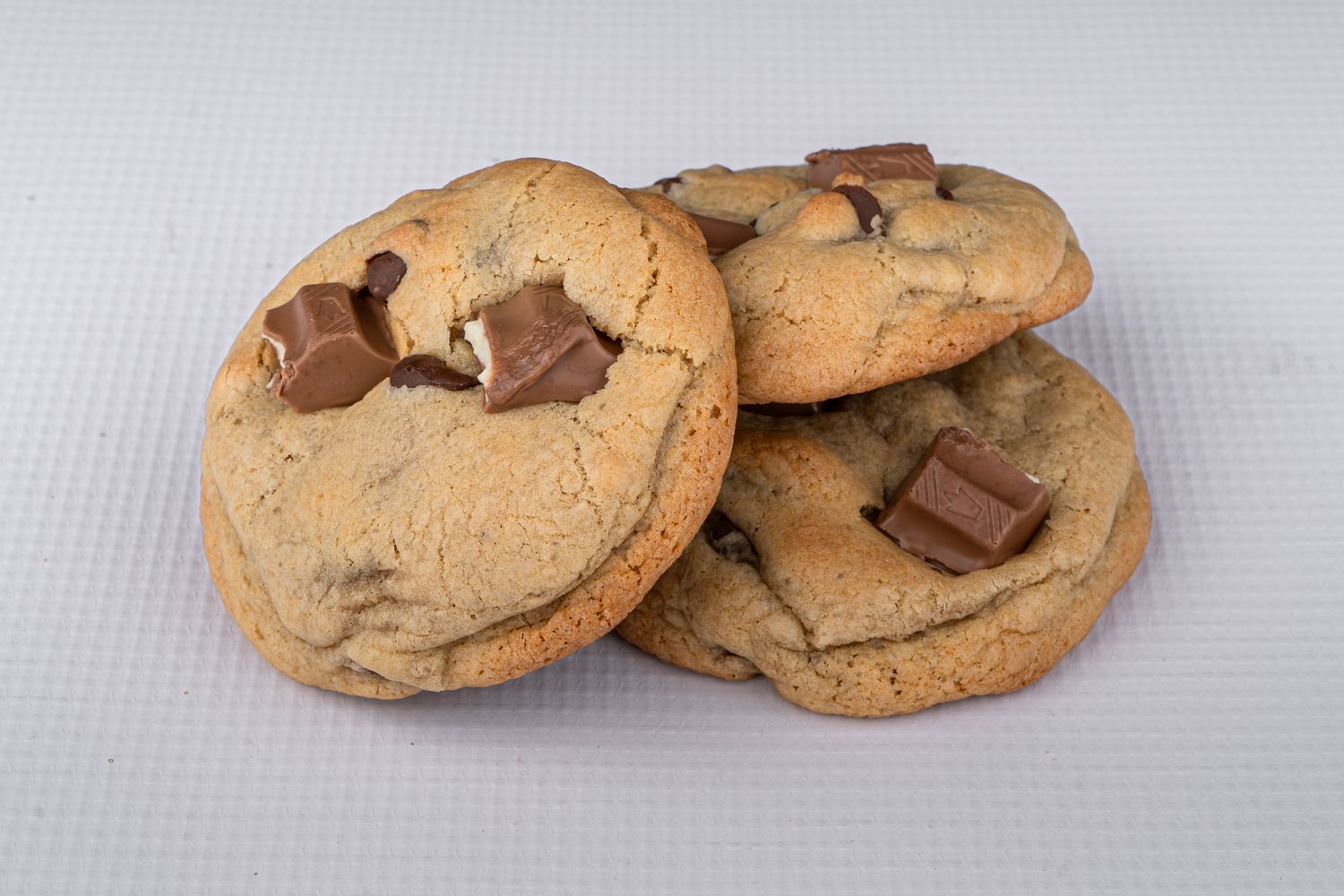 Kinder and Chocolate Chunk Cookies