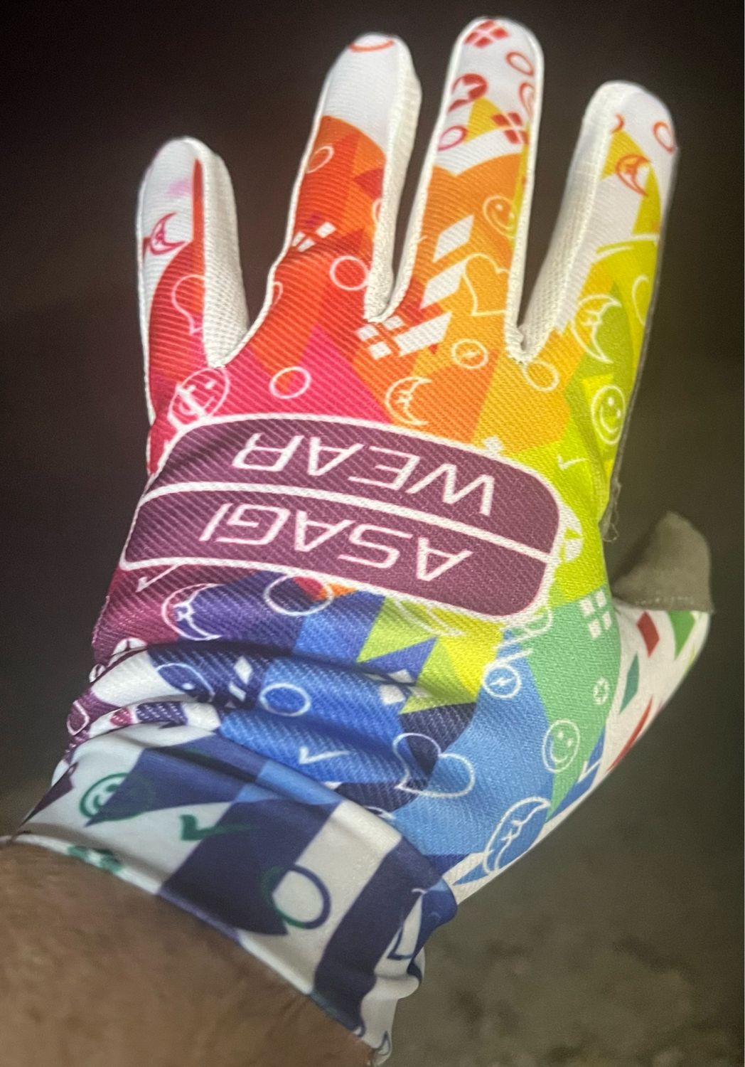 Slip On Taste The Rainbow Glove