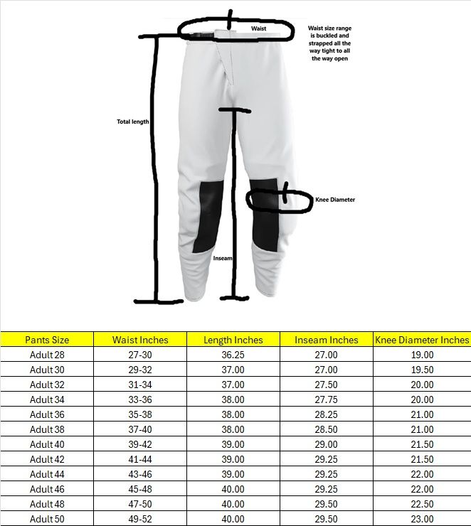 Solid White Adult Gear Set