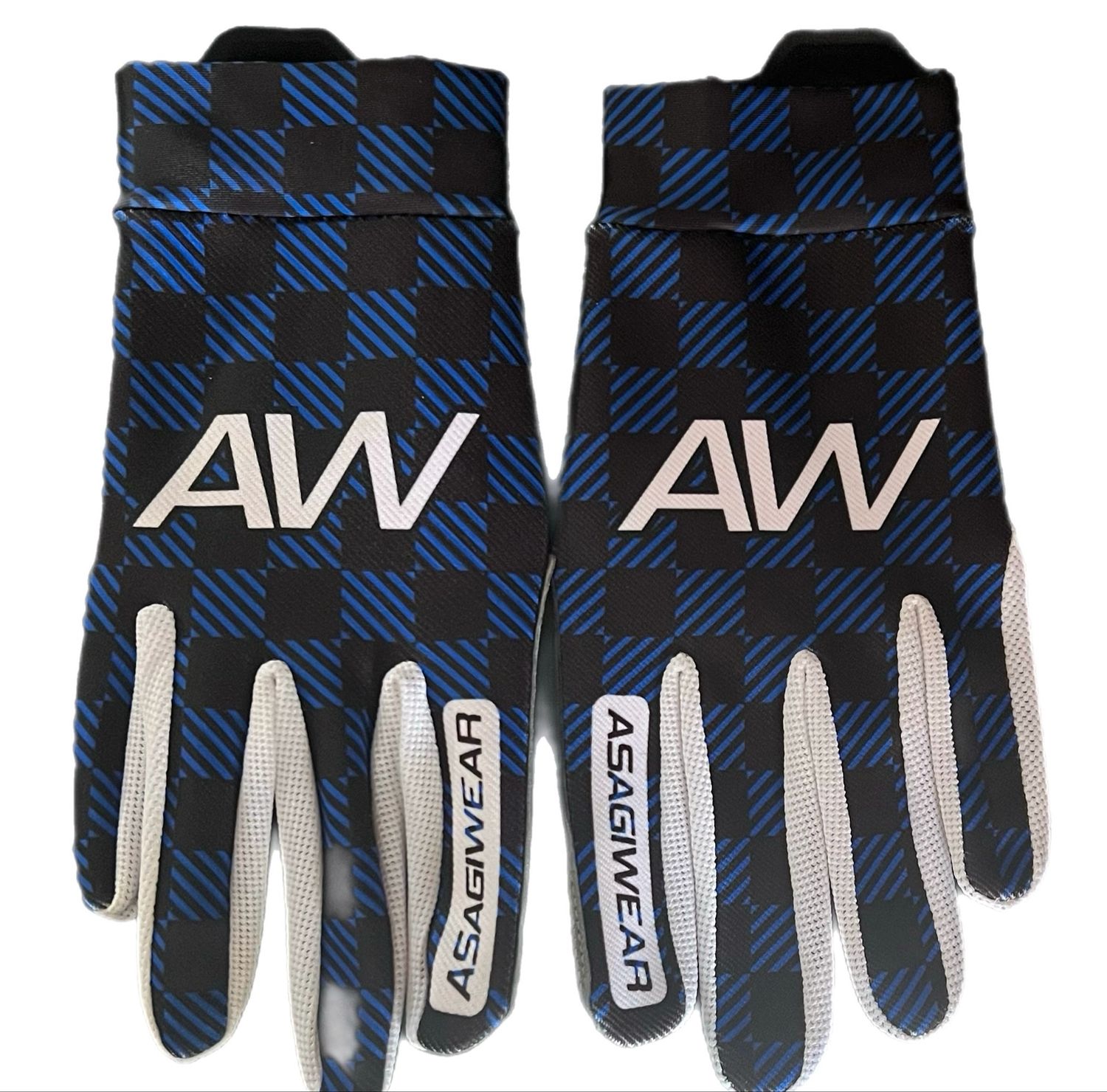 Slip On Lumberjack Blue Adult Glove