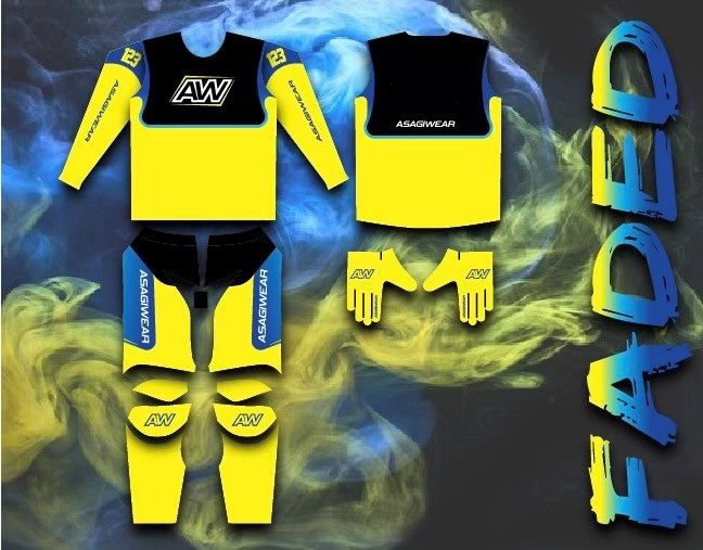 Faded Adult Gear Set