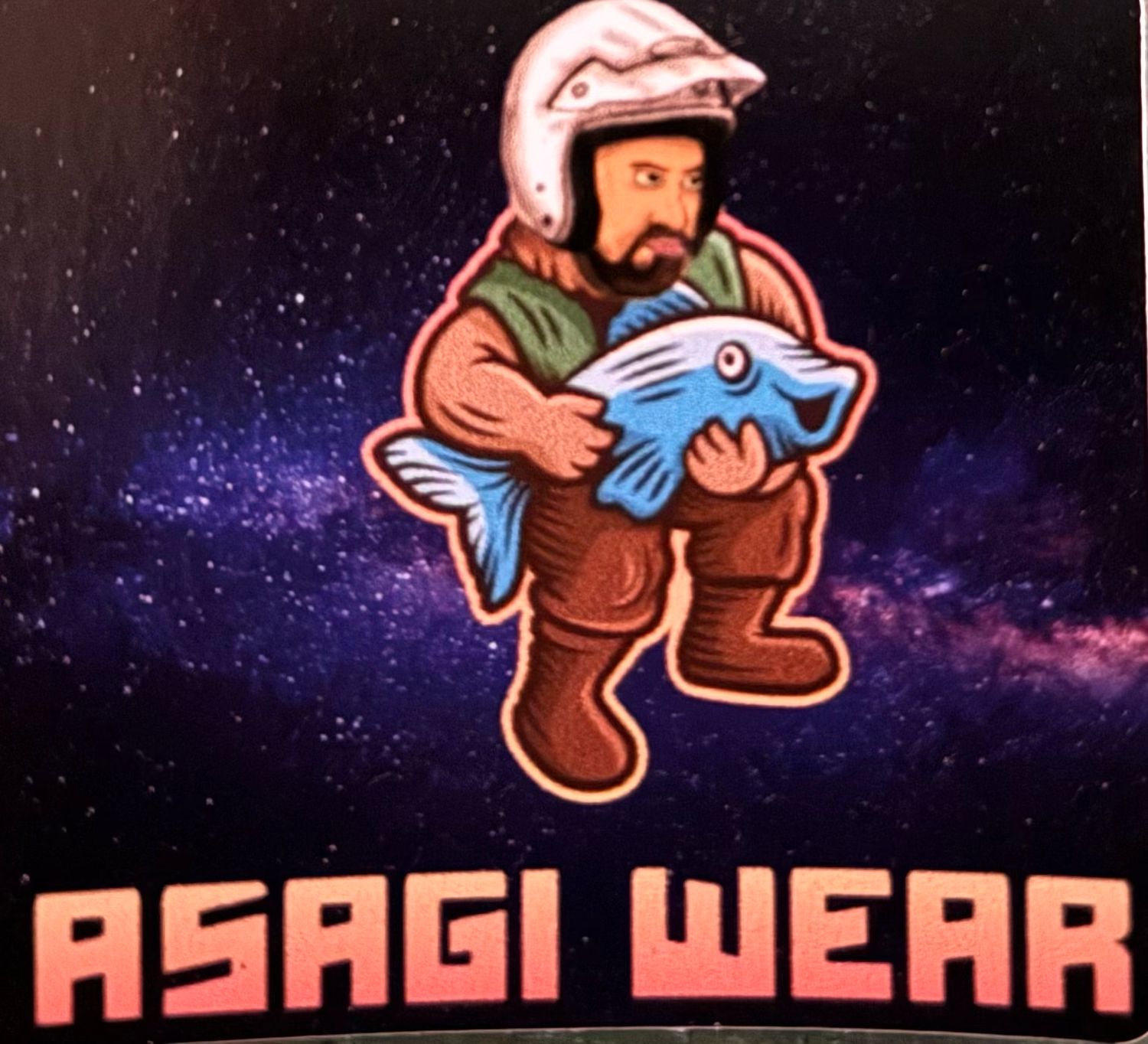 Asagi cartoon Decal