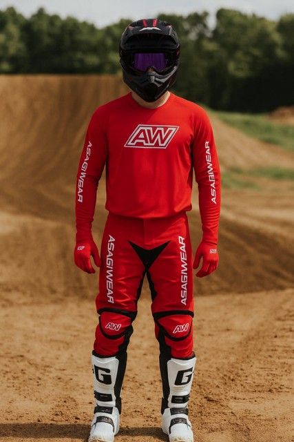Solid Red Youth Gear Set