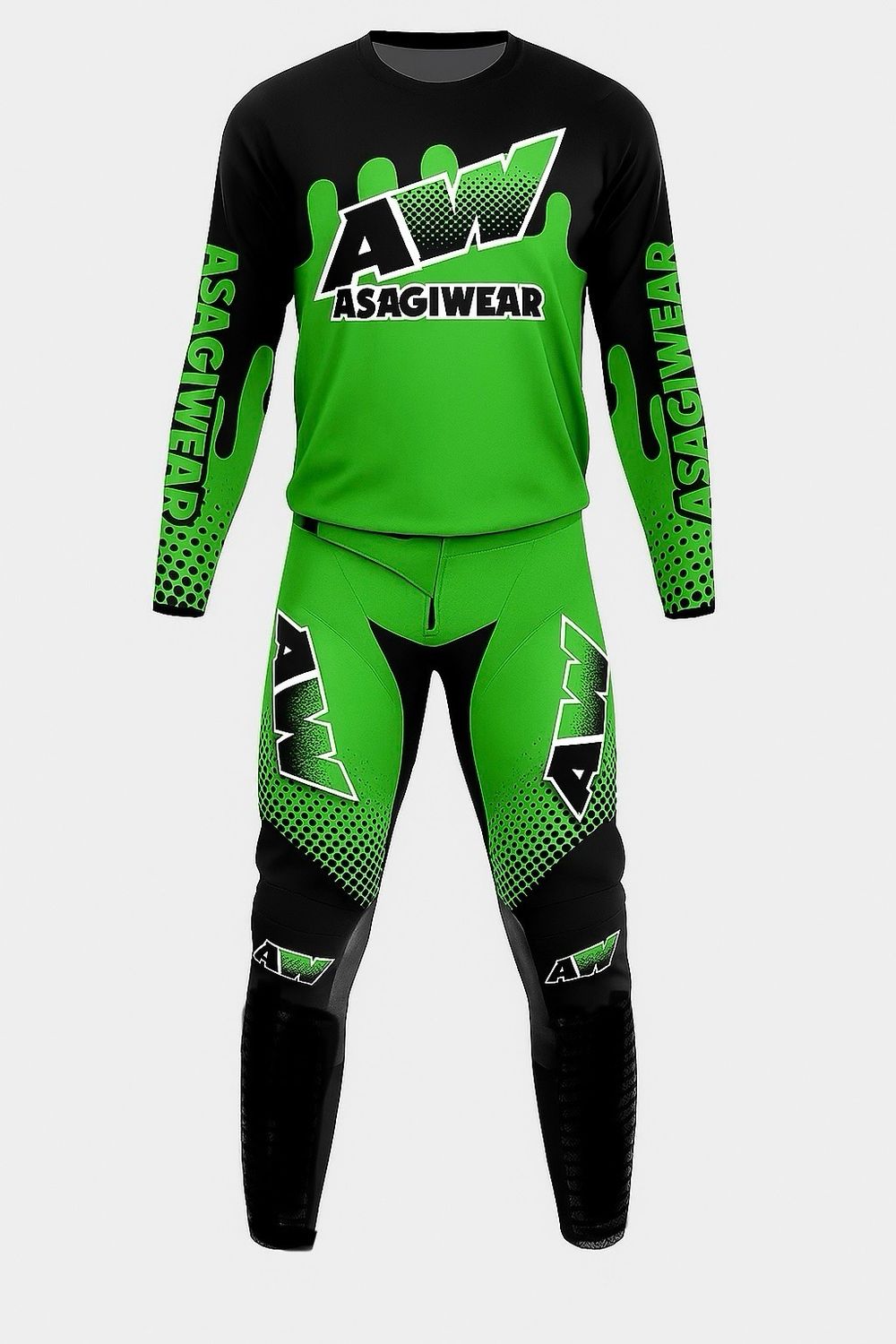 Retro Green Youth Gear Set
