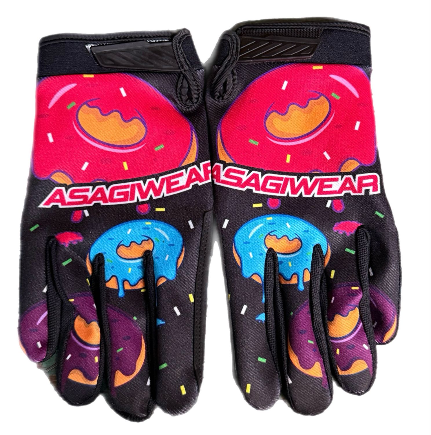 Black Donut Stay Strapped Youth Glove