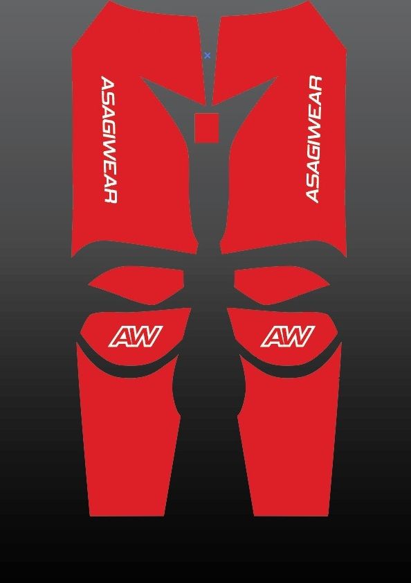 Solid Red Adult Pants Only