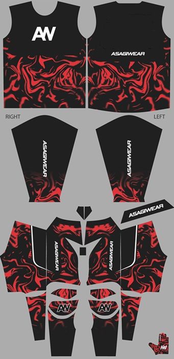 Spectral Series Scarlet Marble Youth Gear Set