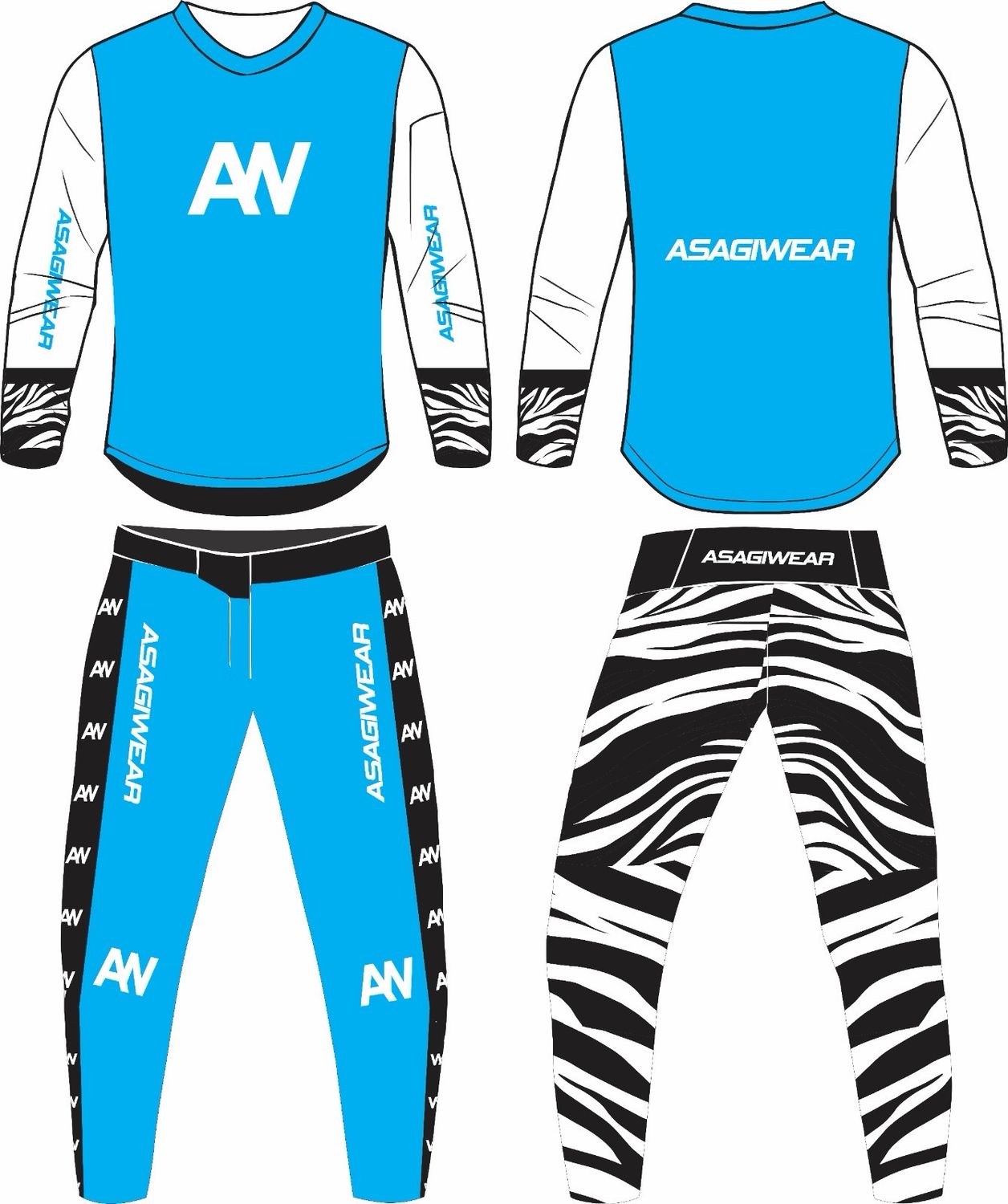 Safari Series Blue Fang Gear Set