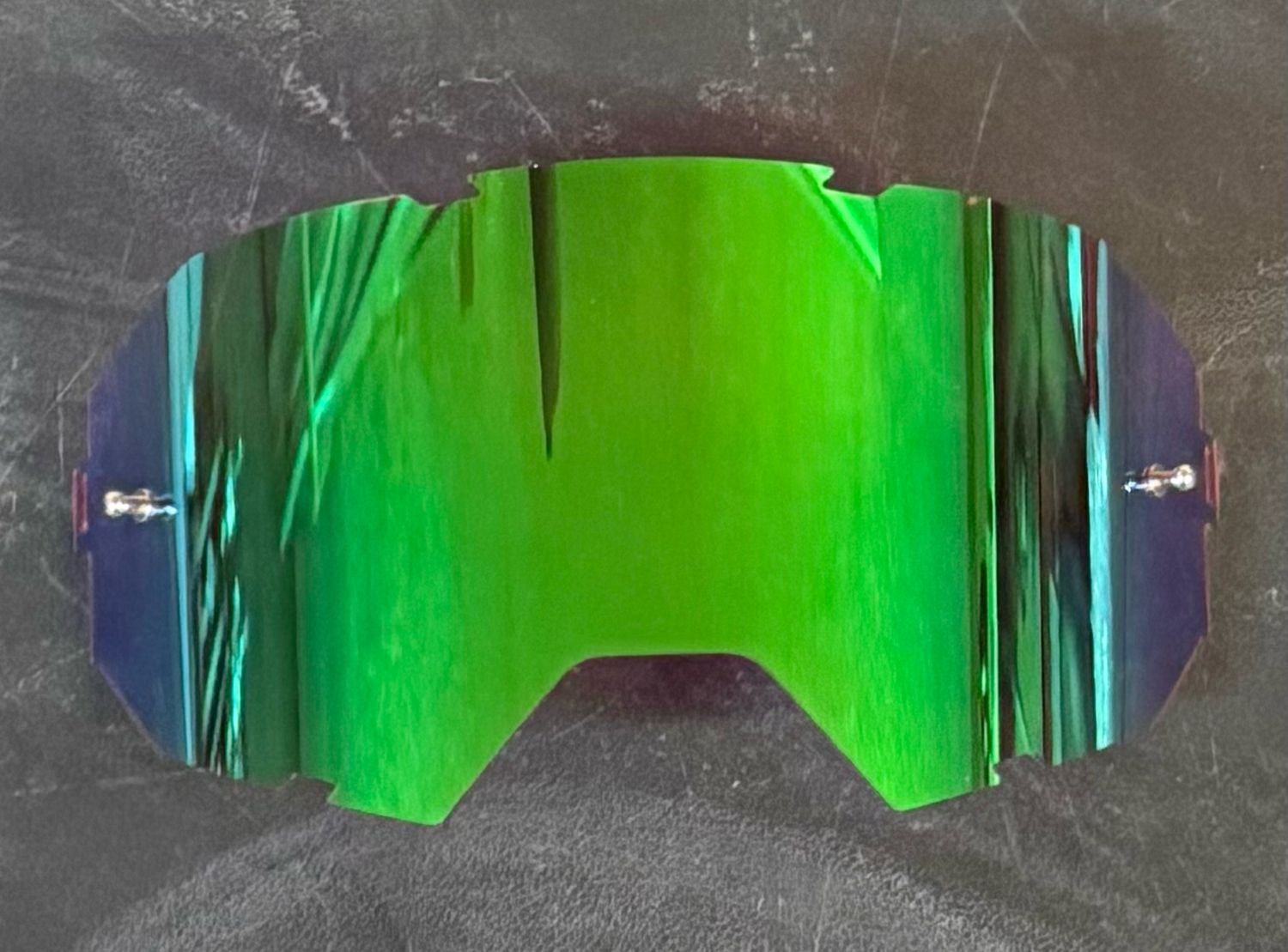 AW Green mirrored goggle lenses