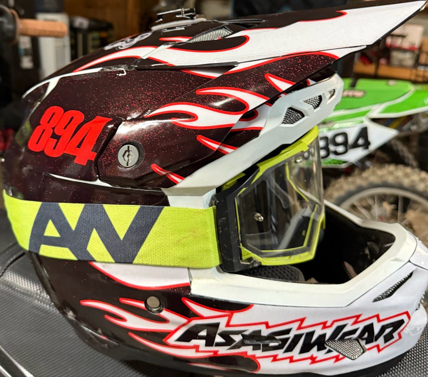Bert Co Helmet Wrap and Goggle Package