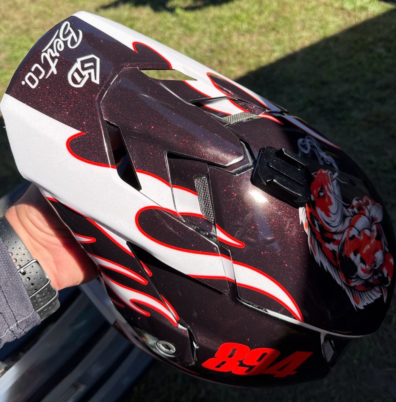 Bert Co Helmet Wrap and Goggle Package