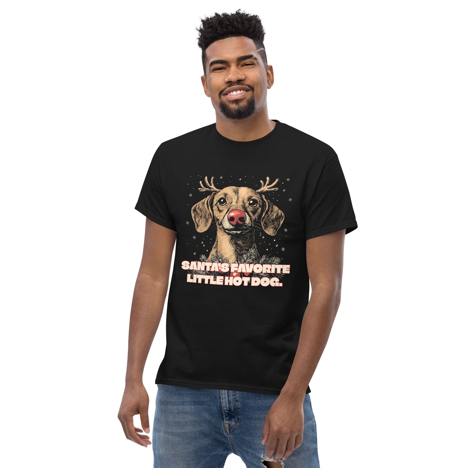 Funny Christmas meme unisex t-shirt Dachshunds sausage dog 