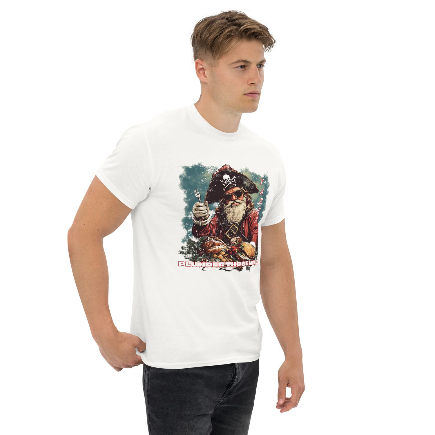 Funny Christmas Pirate Unisex classic shirt