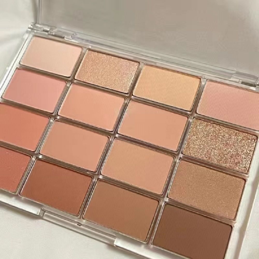 Wake-up 16-color Eye Shadow Early Eight Preferred Pearlescent Matte Thin Flash Low Saturation Earth Color Daily All-match Eye Shadow Plate