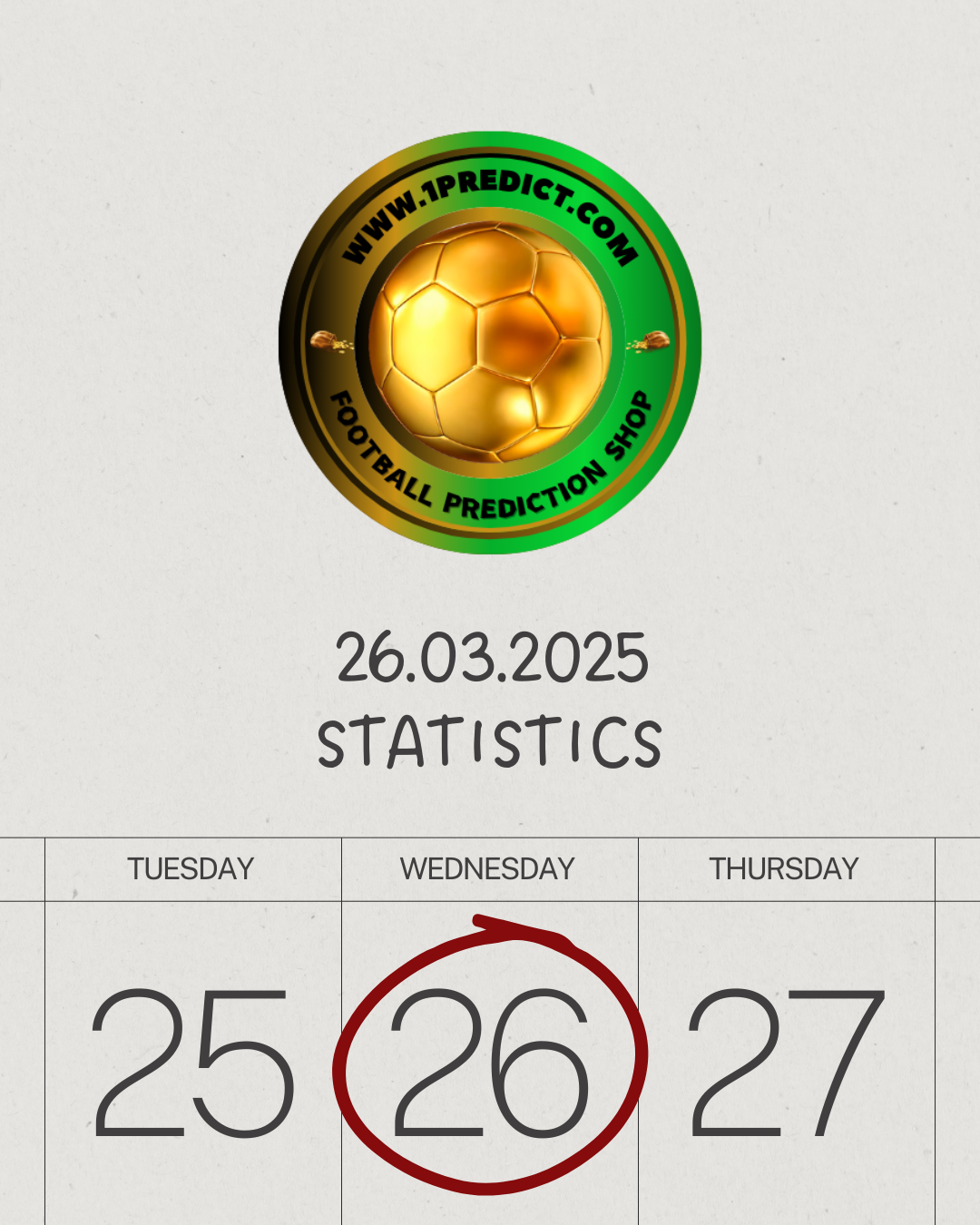 26.03.2025 Statistics