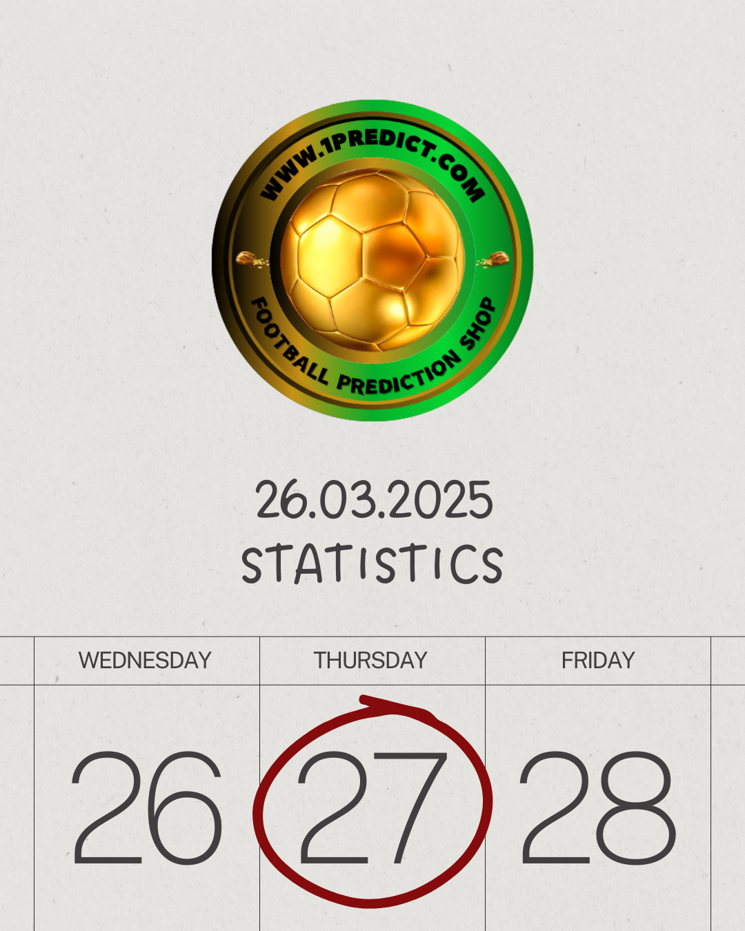 27.03.2025 Statistics