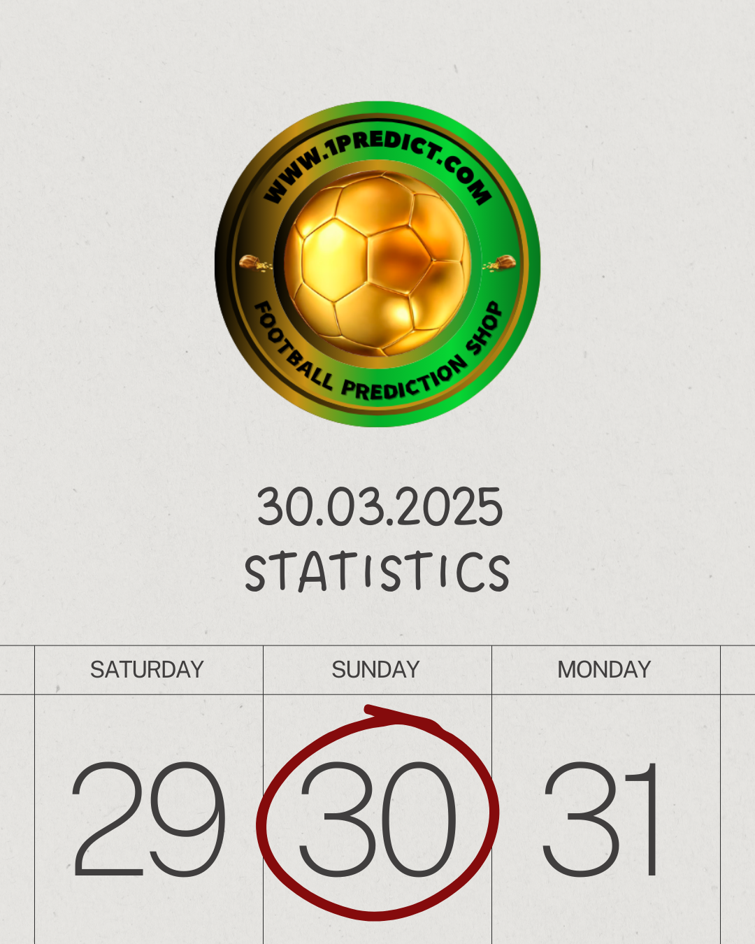 30.03.2025 Statistics