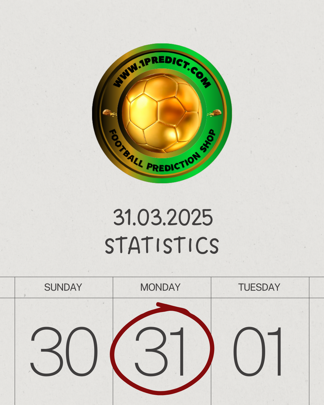 31.03.2025 Statistics