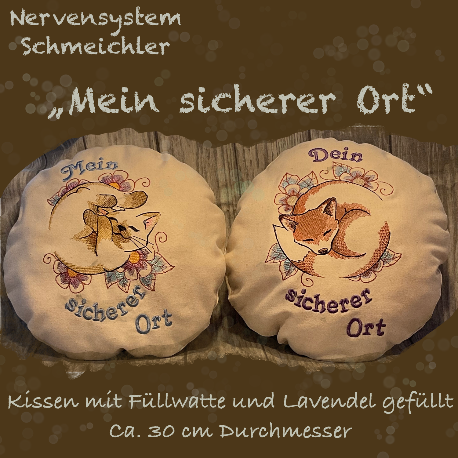 Lavendelkissen &quot;Mein sicherer Ort&quot;