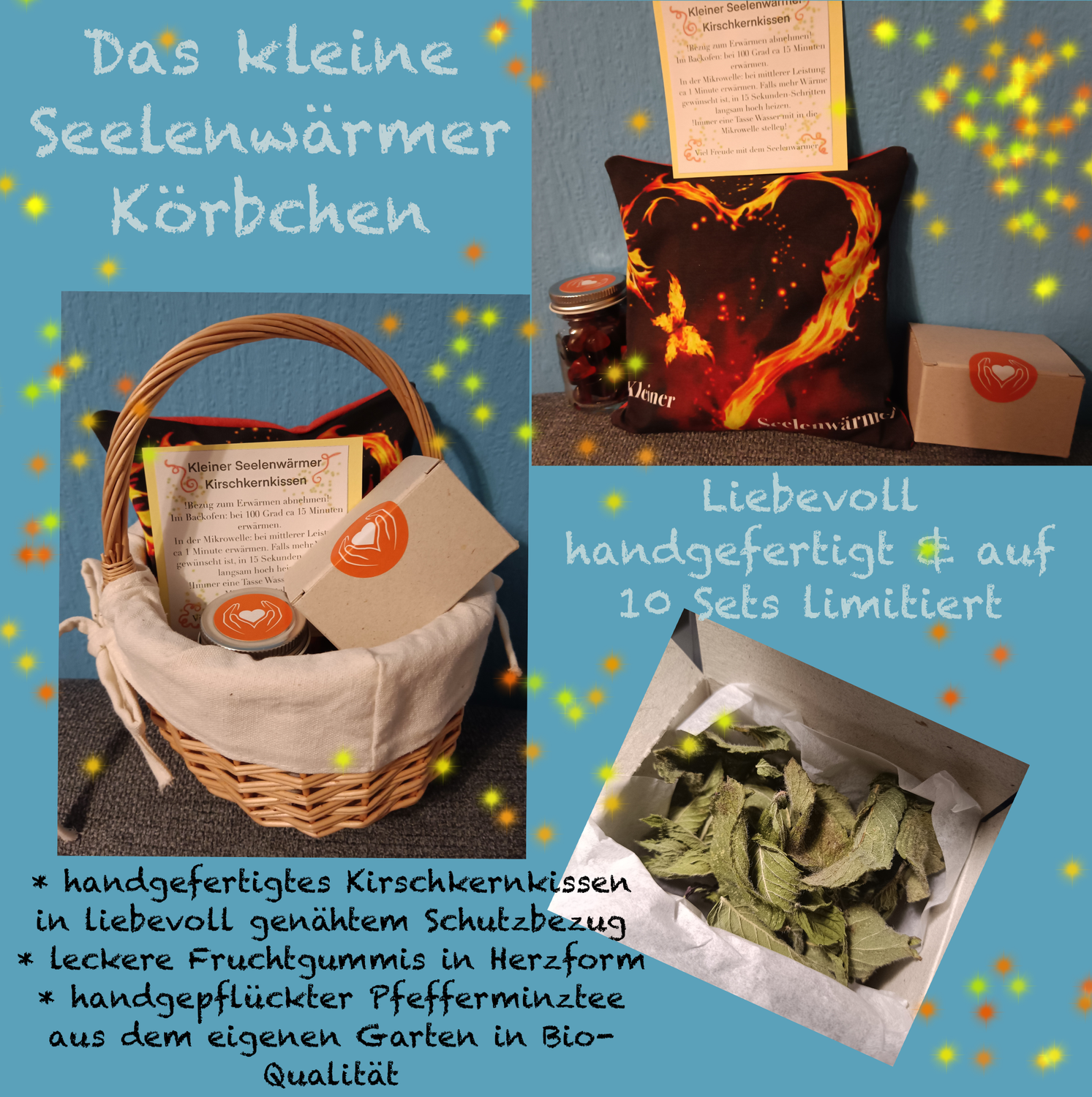 Geschenkeset &quot;kleiner Seelenwärmer&quot;