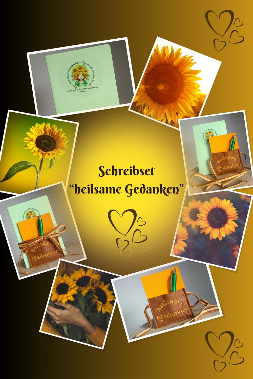 Schreibset &quot;heilsame Gedanken&quot; (limitierte Auflage von 8 Stück)