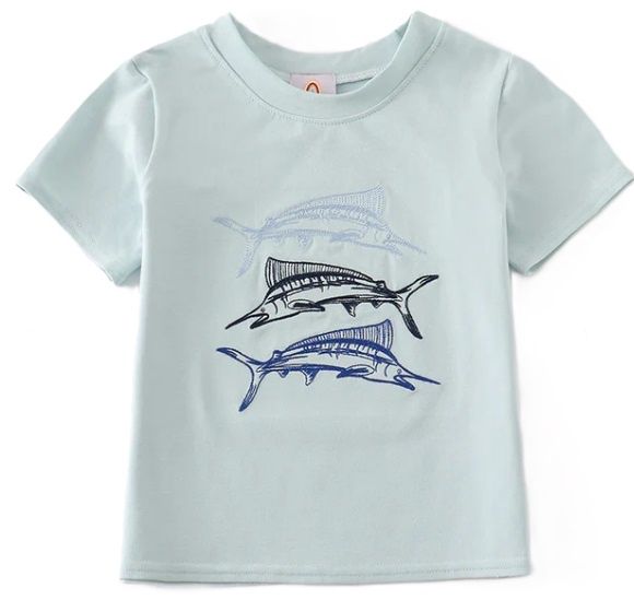 Embroidered Marlin T Shirt