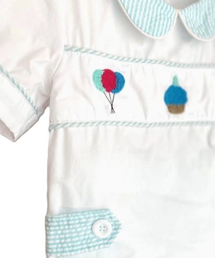 Boys Seersucker Birthday Outfit