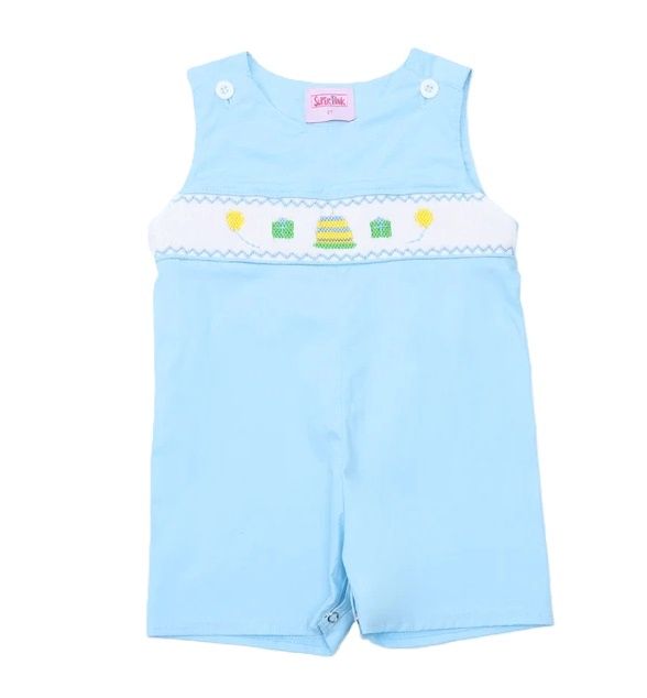 HAND SMOCKED BOYS JON JON