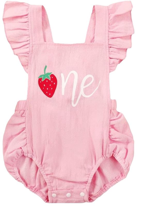Strawberry One Romper