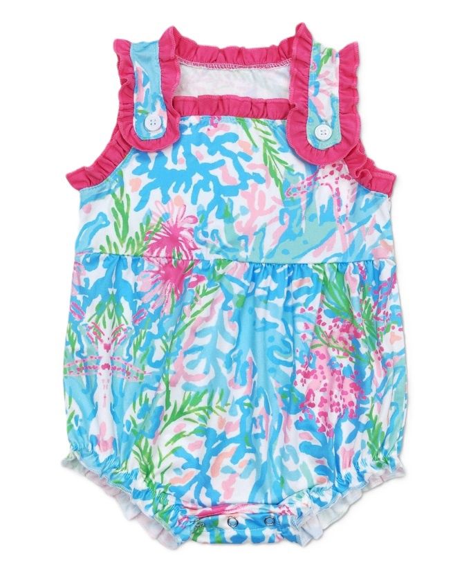 Watercolor Reef Romper