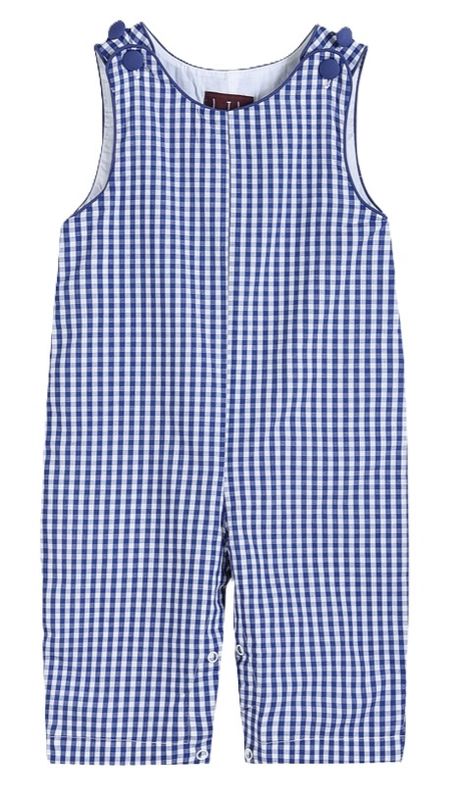 Classic Navy Gingham Longall