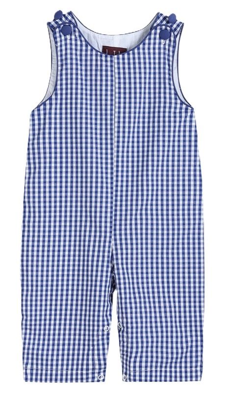 Classic Navy Gingham Longall