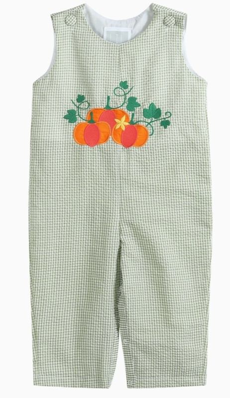 Gingham Pumpkin Long all