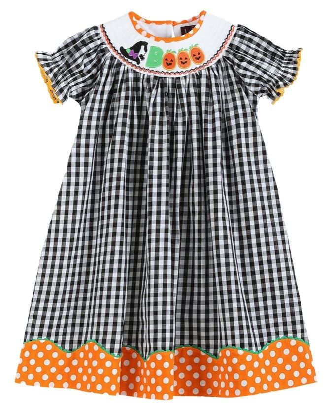 Smocked Boo Dress