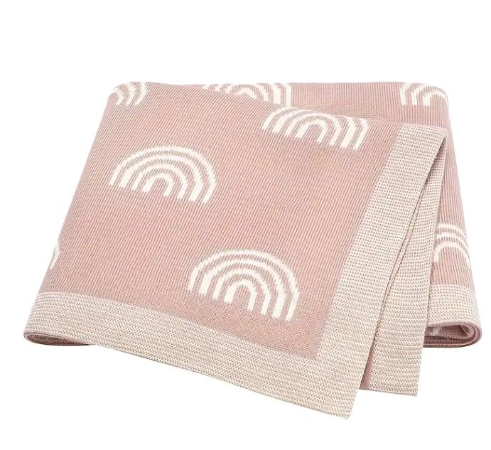 Acrylic Rainbow Blanket, Colour: Pink