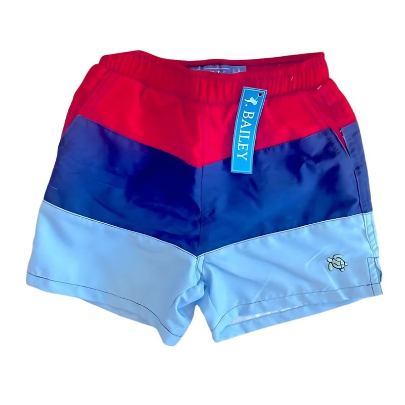 Color Block Swim Trunks
